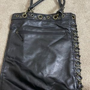 Black Leather Purse